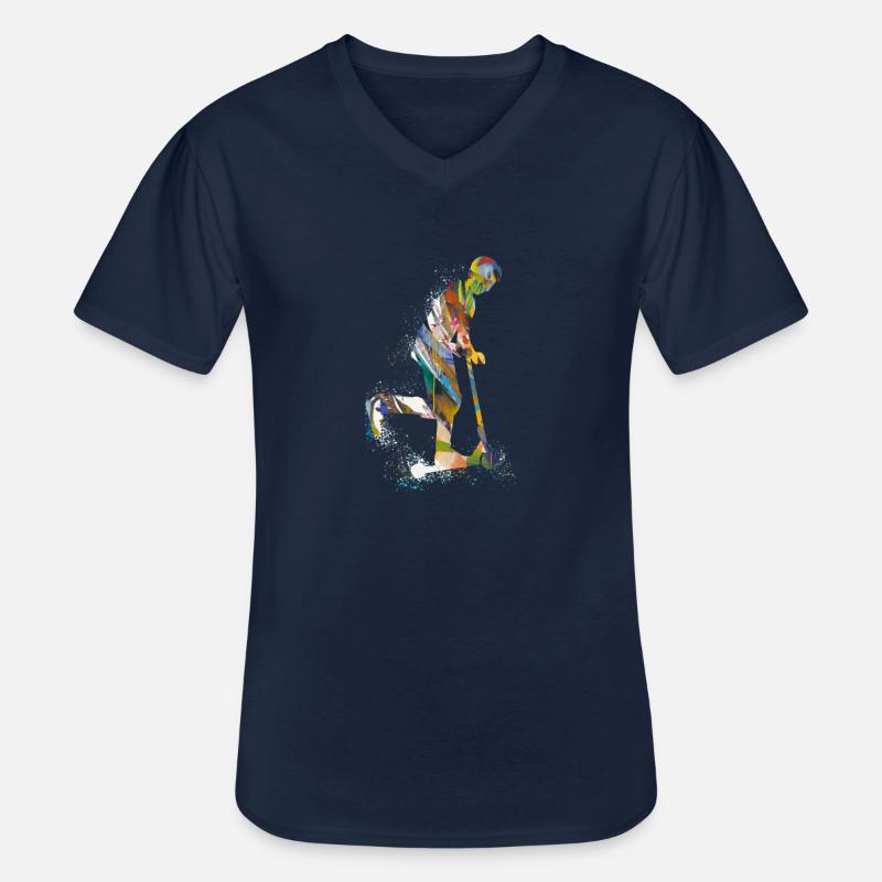 Stuntscooter,Trickscooter,tricks,stunt,e-scooter, - Men's V-Neck T-Shirt - navy