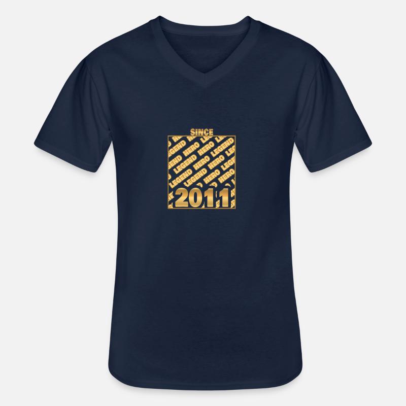 Held 2011 - Männer-T-Shirt mit V-Ausschnitt - Navy