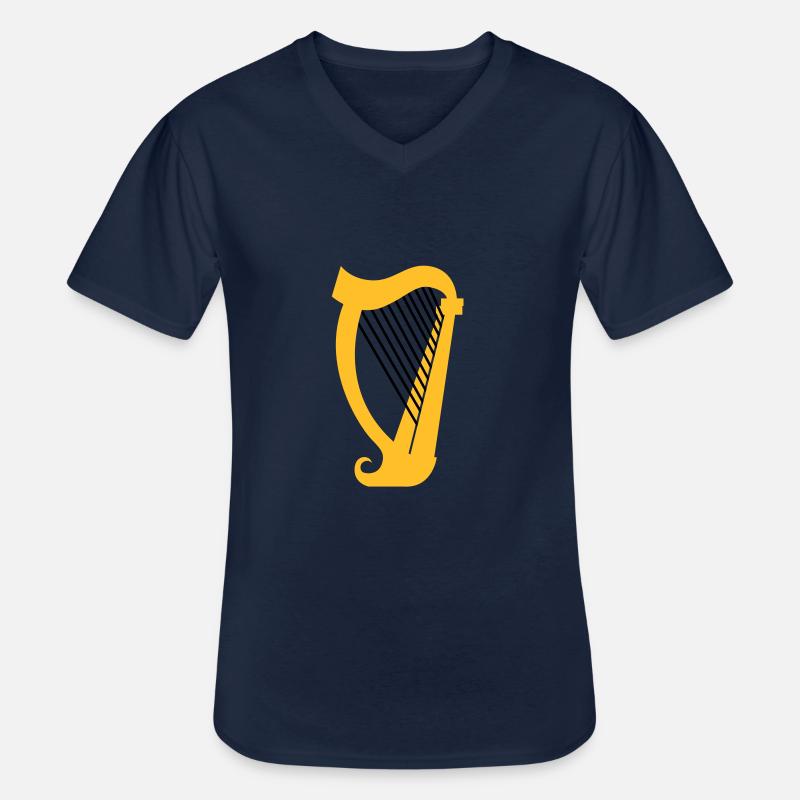 Eine Harfe Musikinstrument - Männer-T-Shirt mit V-Ausschnitt - Navy
