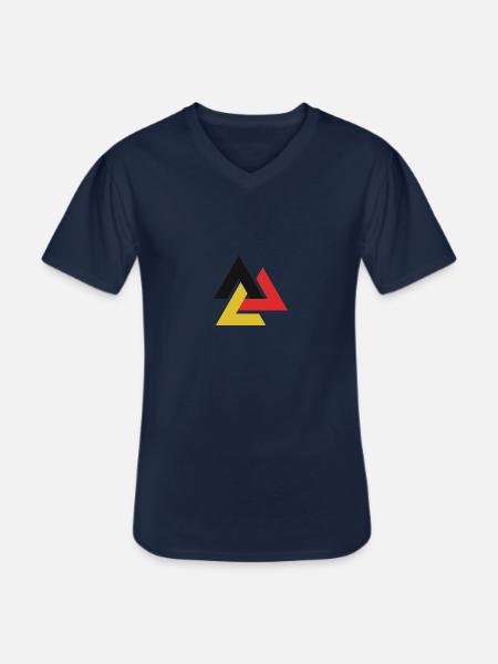 Wikinger Symbole - Männer-T-Shirt mit V-Ausschnitt - Navy