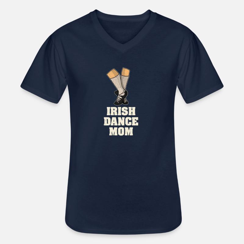 Danseuse Danseuse Danseuse irlandaise Danseuse - T-shirt col V Homme - marine