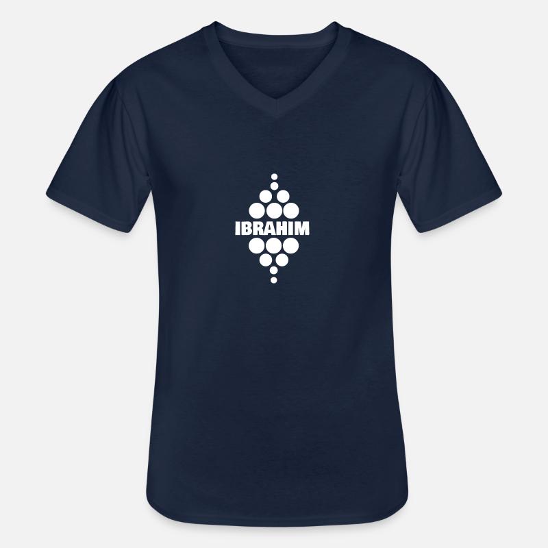 Studieren Ibrahim - Männer-T-Shirt mit V-Ausschnitt - Navy