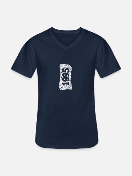 1995 - Men's V-Neck T-Shirt - navy