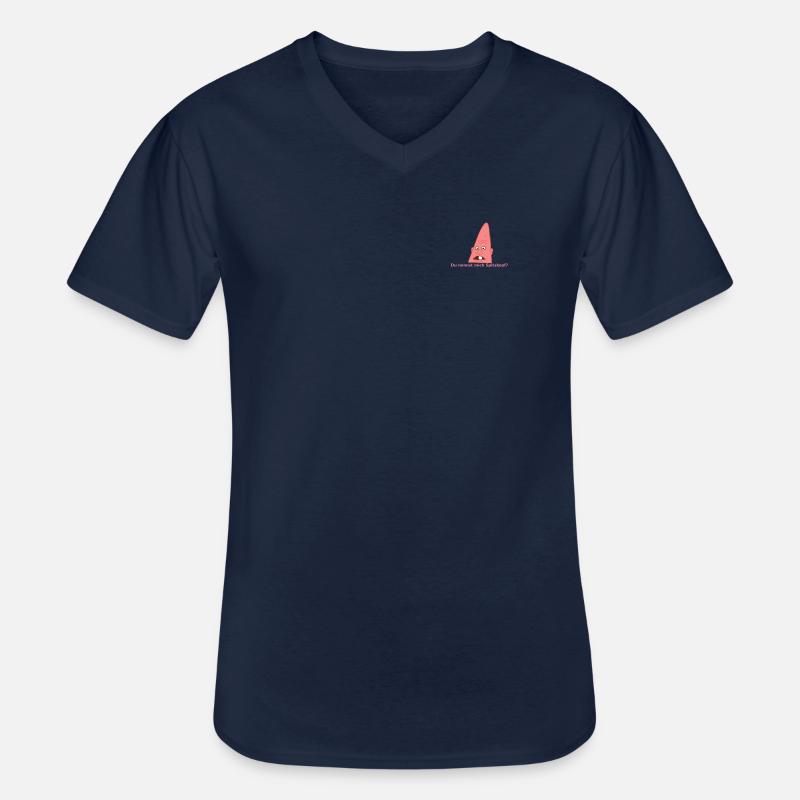 Du nennst mich Spitzkopf - Männer-T-Shirt mit V-Ausschnitt - Navy