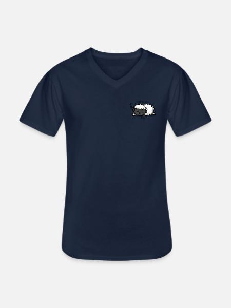Ab ins Heu - Männer-T-Shirt mit V-Ausschnitt - Navy