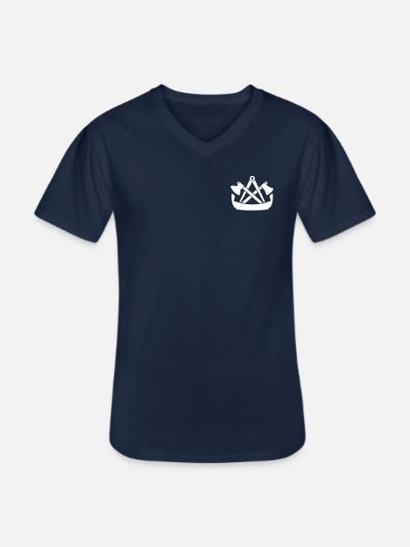 Zunftzeichen Zimmerer Zimmermannszeichen Geschenk - Männer-T-Shirt mit V-Ausschnitt - Navy