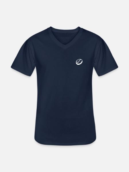 Coffee bean - Men's V-Neck T-Shirt - navy