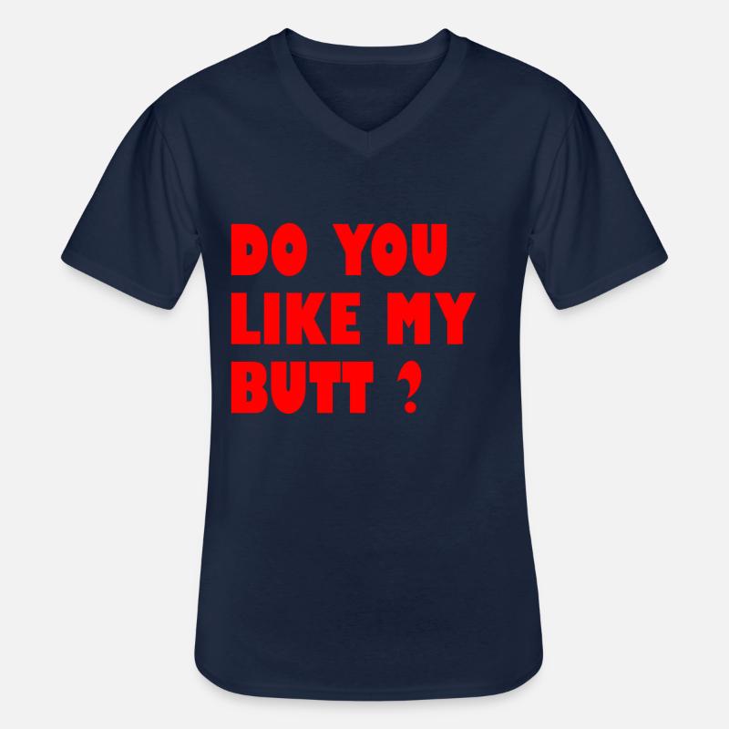 lustige geschenkidee - Männer-T-Shirt mit V-Ausschnitt - Navy
