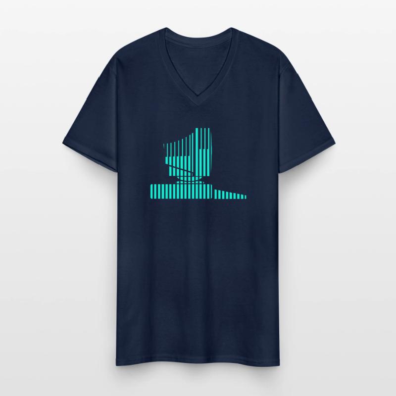 PC Men's V-Neck T-Shirt