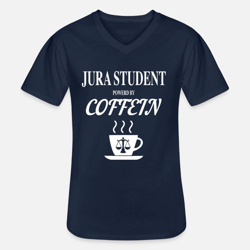 Jura Studium - Männer-T-Shirt mit V-Ausschnitt - Navy