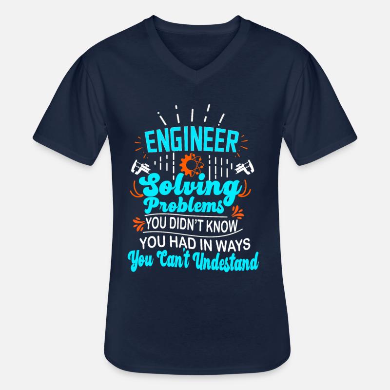 Computer Science Computer Scientist Gift - Männer-T-Shirt mit V-Ausschnitt - Navy