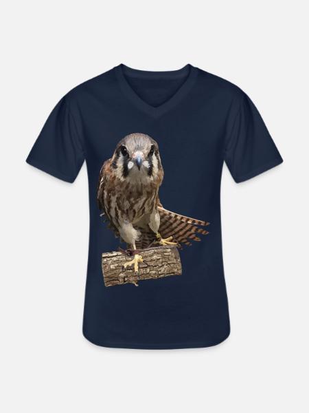 Kestrel - Men's V-Neck T-Shirt - navy