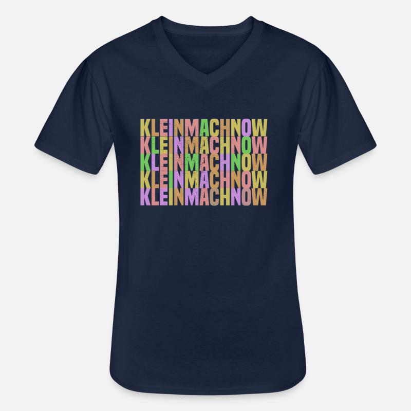 Kleinmachnow Regenbogen - Männer-T-Shirt mit V-Ausschnitt - Navy