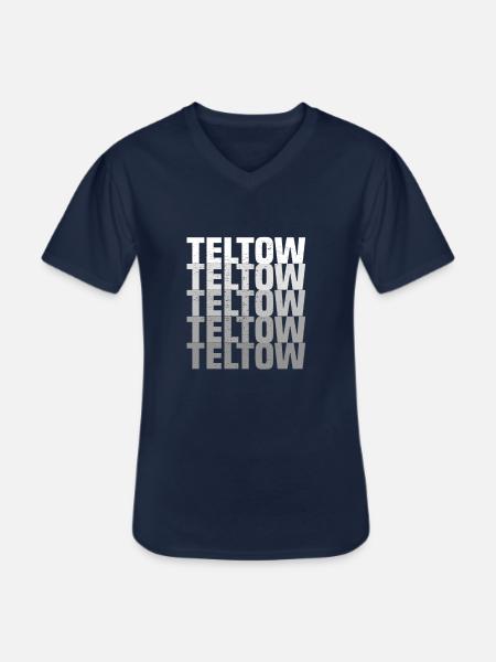 Teltow - Männer-T-Shirt mit V-Ausschnitt - Navy