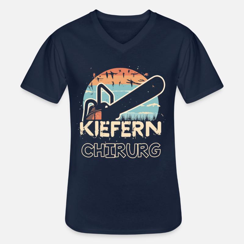 Kiefernchirurg - Männer-T-Shirt mit V-Ausschnitt - Navy