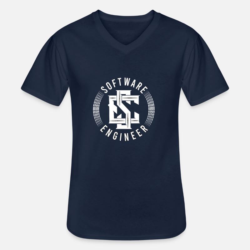 Softwareentwickler für Codierer - Männer-T-Shirt mit V-Ausschnitt - Navy