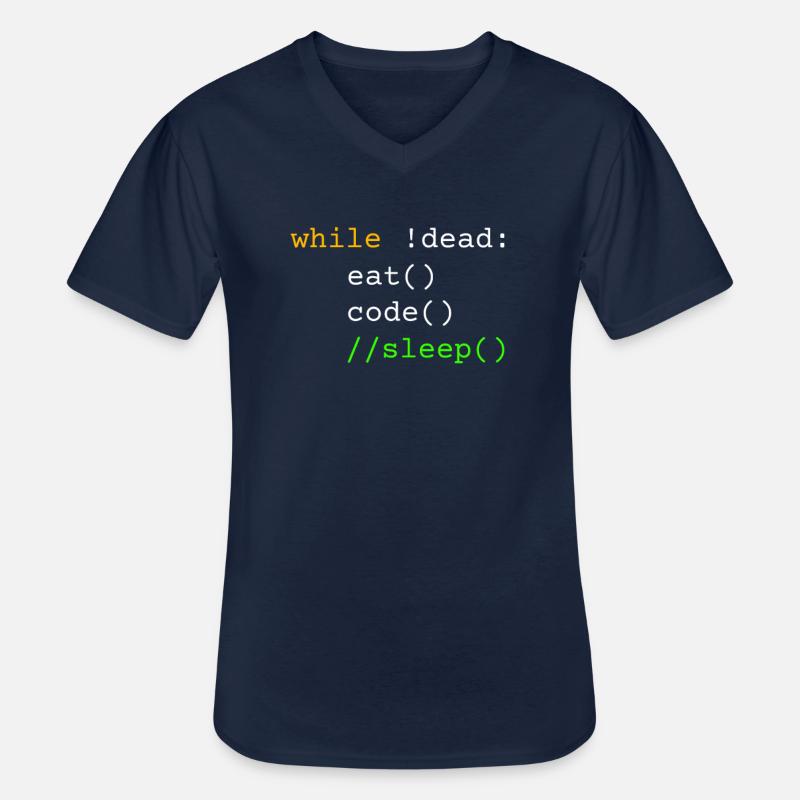 Programmierer Geschenk - Männer-T-Shirt mit V-Ausschnitt - Navy