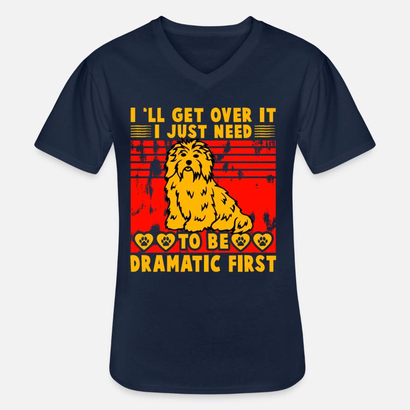 Havaneser Lustiger Spruch - Männer-T-Shirt mit V-Ausschnitt - Navy
