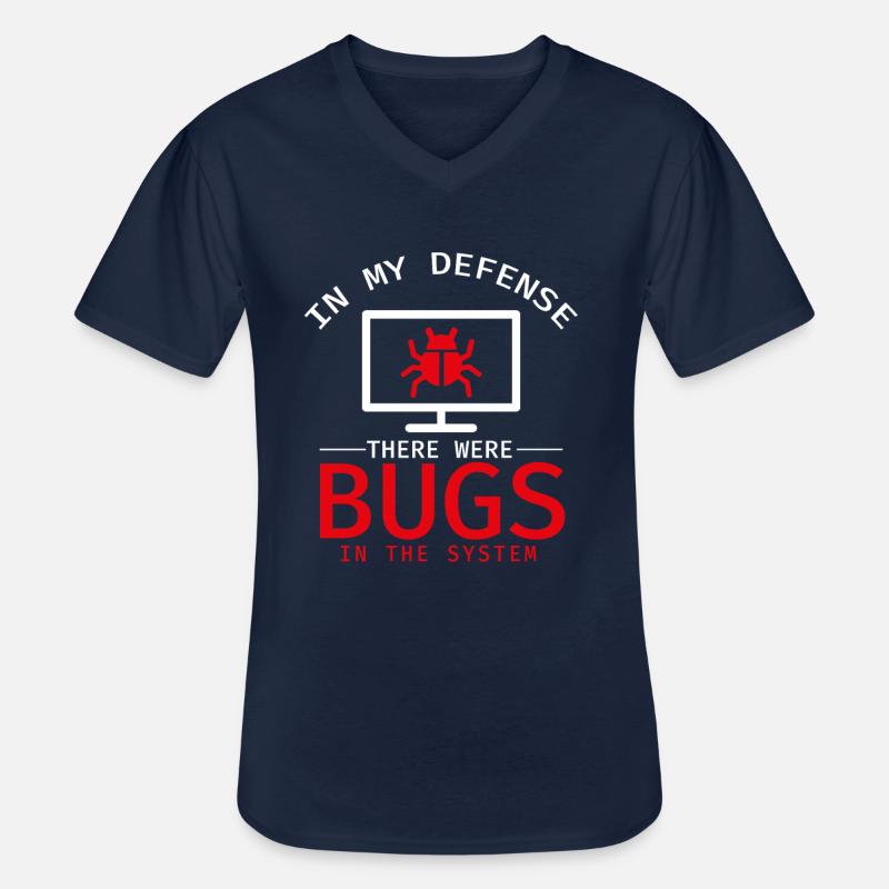 Programmer Coder Software Developer - Men's V-Neck T-Shirt - navy