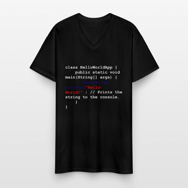 Programmer Coder Software Developer Men's V-Neck T-Shirt