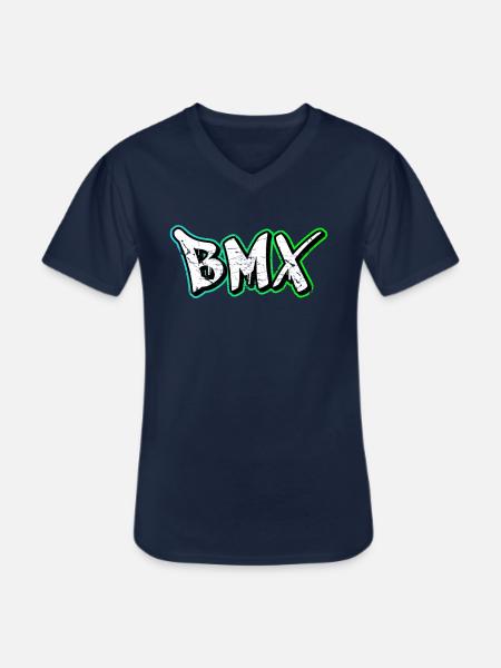 BMX - Männer-T-Shirt mit V-Ausschnitt - Navy