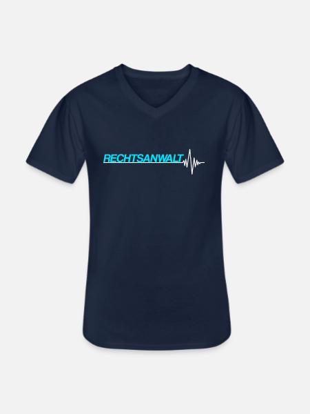 Rechtsanwalt - Männer-T-Shirt mit V-Ausschnitt - Navy