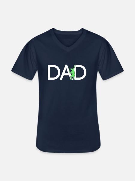 Tennis Dad - Men's V-Neck T-Shirt - navy