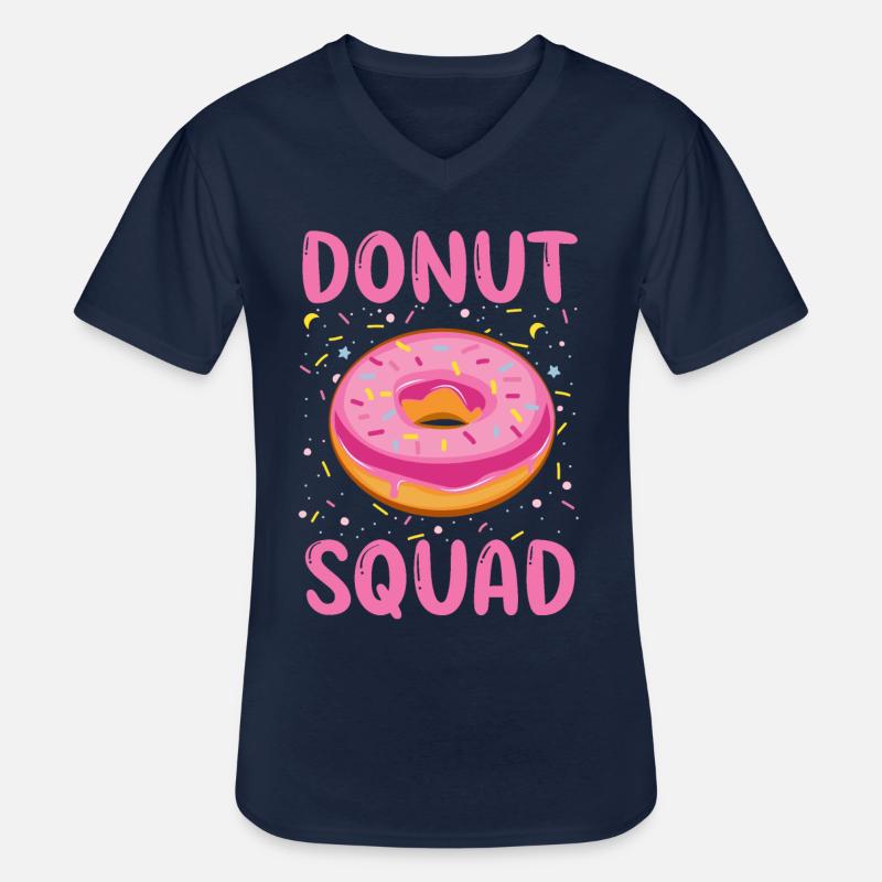 Donut Squad - Männer-T-Shirt mit V-Ausschnitt - Navy