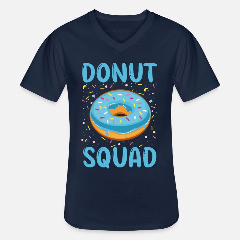 Donut Squad - Männer-T-Shirt mit V-Ausschnitt - Navy