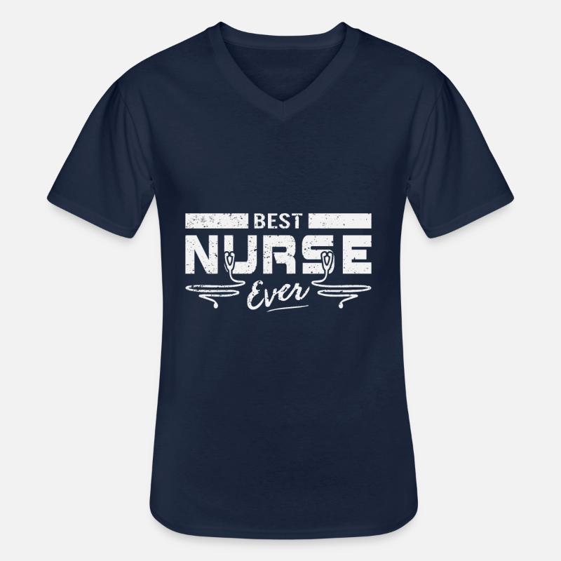 Beste Krankenschwester / Beste Krankenschwester - Männer-T-Shirt mit V-Ausschnitt - Navy