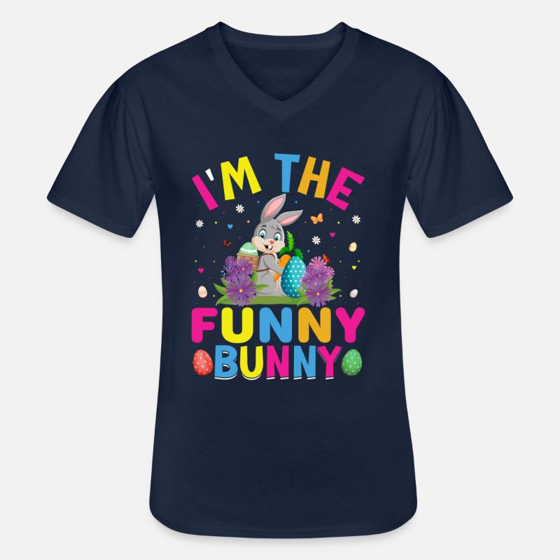 Easter Easter Easter Eggs - Men's V-Neck T-Shirt - navy