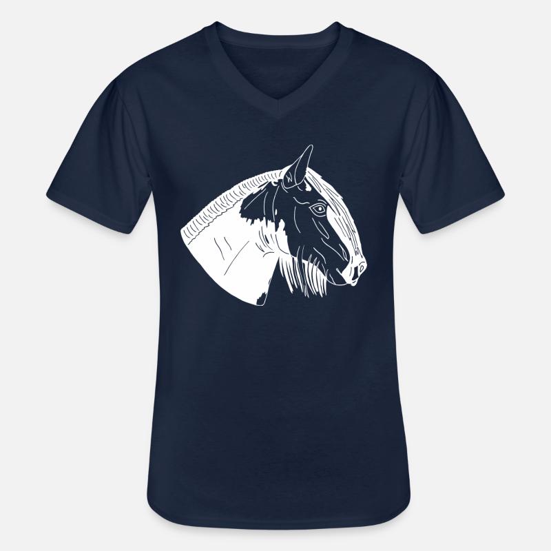 Tinker - Männer-T-Shirt mit V-Ausschnitt - Navy