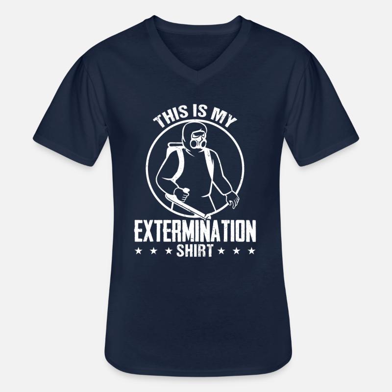 Kammerjäger - Schädlingsbekämpfung - Männer-T-Shirt mit V-Ausschnitt - Navy