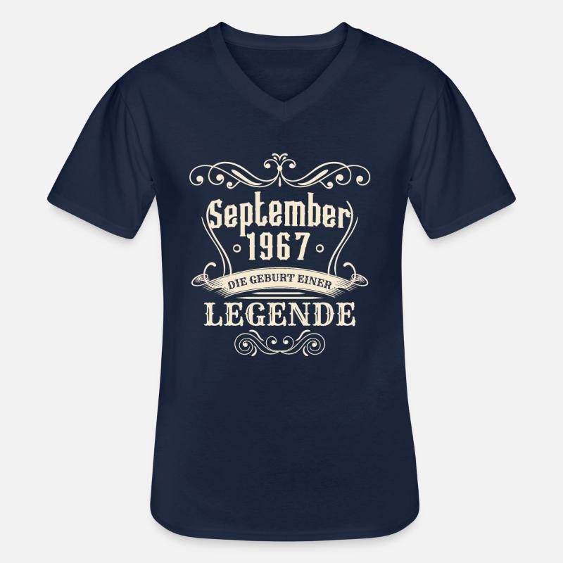 September 1967 - Die Geburt einer Legende - Männer-T-Shirt mit V-Ausschnitt - Navy