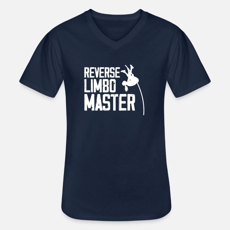 Reverse Limbo Master, saut à la perche - T-shirt col V Homme - marine