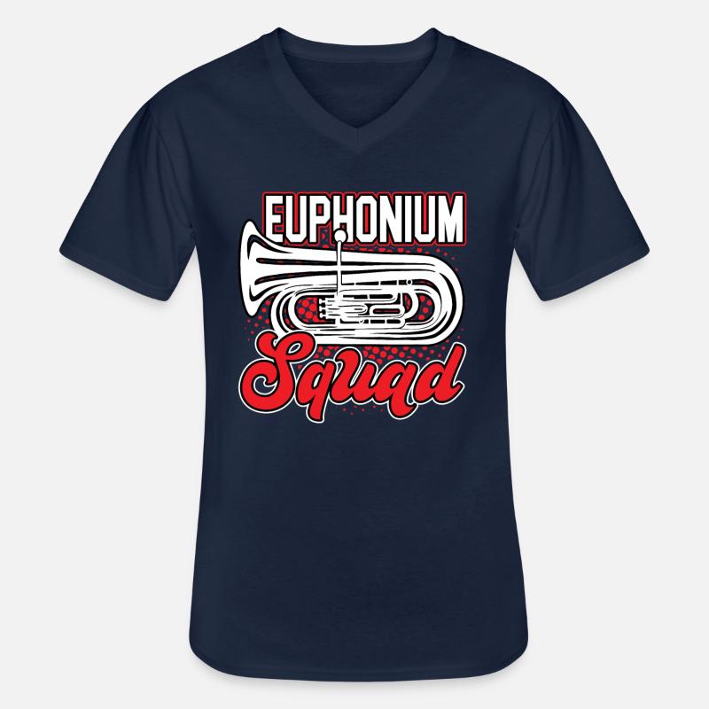 Euphonium Squad - Euphoniumist - Männer-T-Shirt mit V-Ausschnitt - Navy
