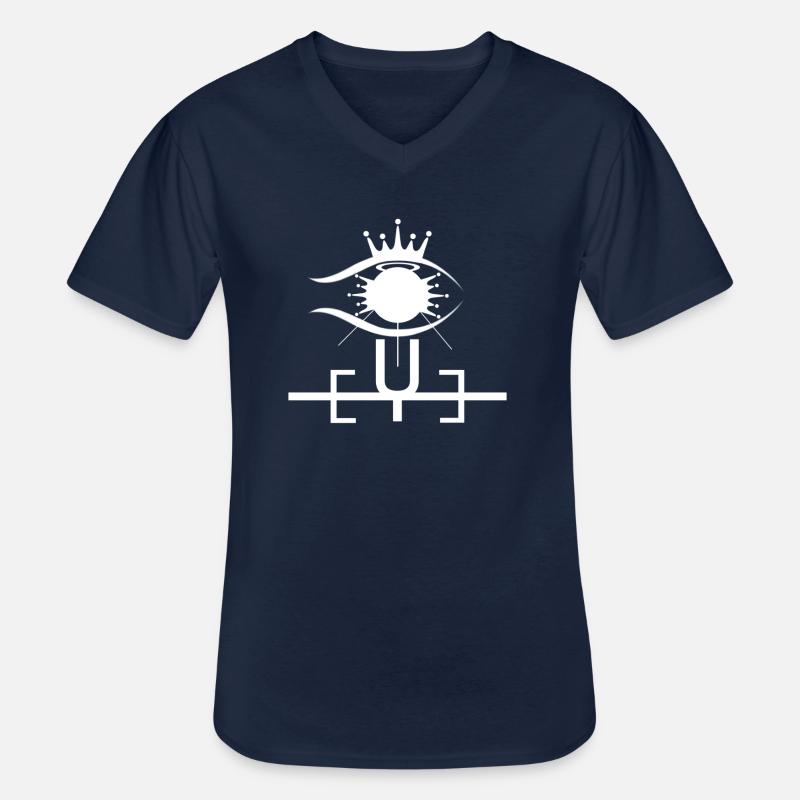 Die Sehenswürdigkeit - Männer-T-Shirt mit V-Ausschnitt - Navy