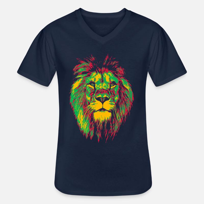 Juneteenth - Männer-T-Shirt mit V-Ausschnitt - Navy