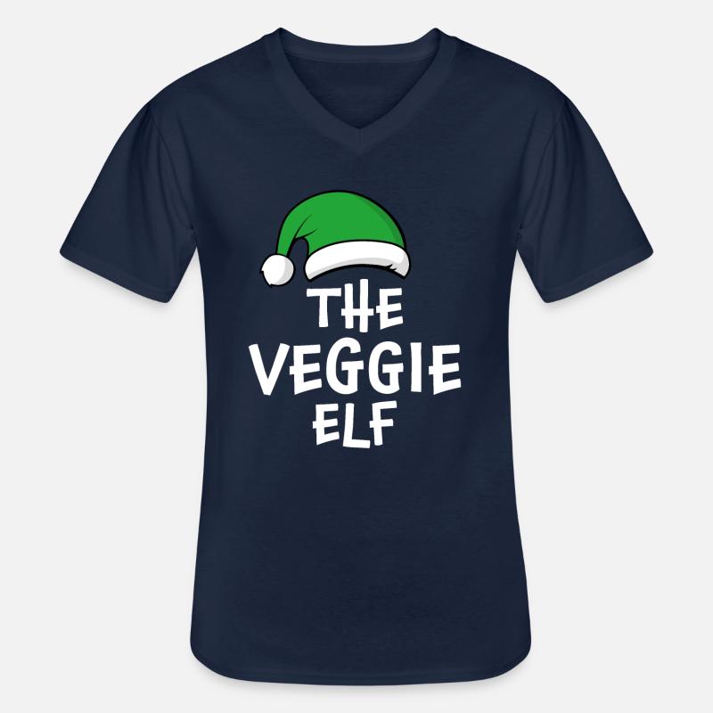Die vegetarische Elfe - Männer-T-Shirt mit V-Ausschnitt - Navy