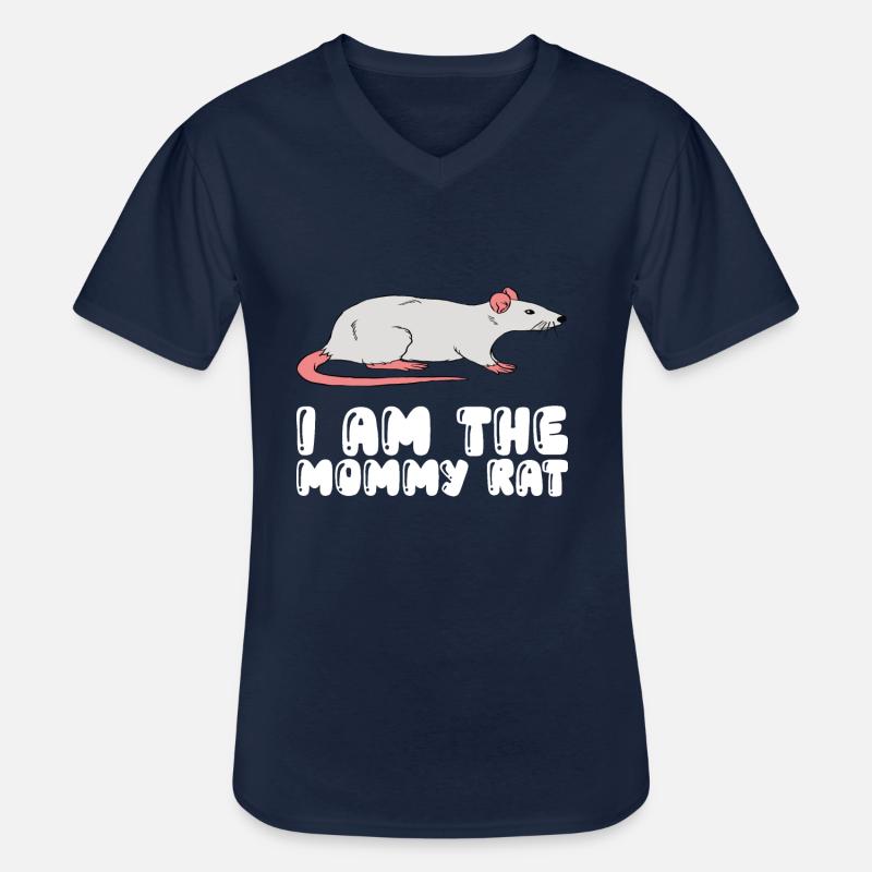 Ich Bin Die Mama-ratte - Männer-T-Shirt mit V-Ausschnitt - Navy