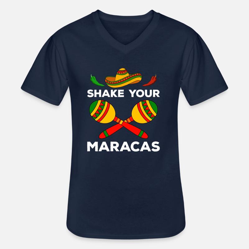 Cinco de Mayo - Männer-T-Shirt mit V-Ausschnitt - Navy
