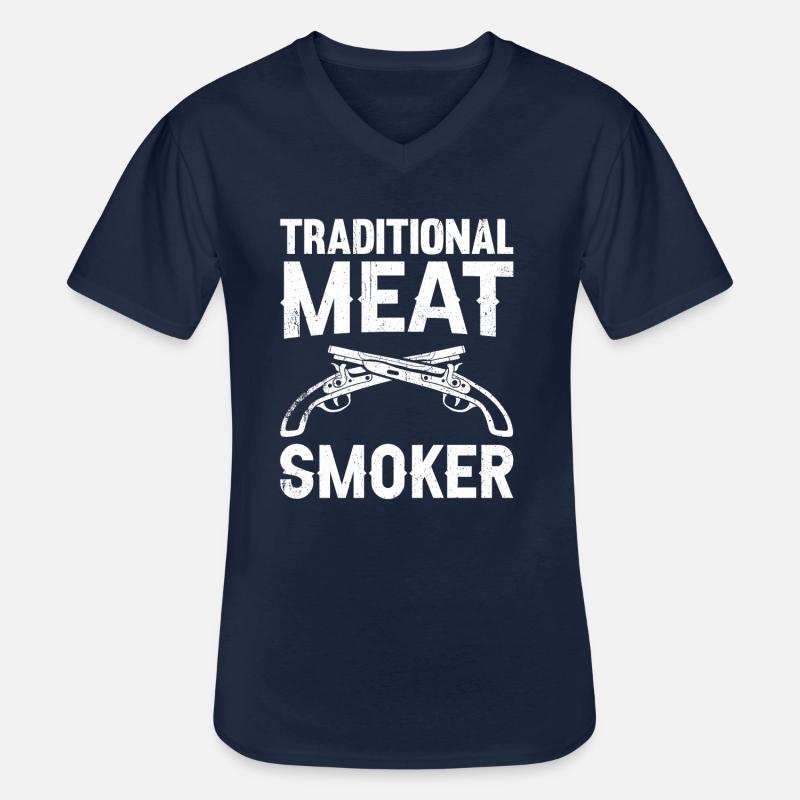 Vorderlader Muzzleloader Muzzle Loading - Männer-T-Shirt mit V-Ausschnitt - Navy