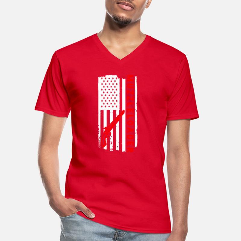 Vorderlader Muzzleloader Muzzle Loading Männer-T-Shirt mit V-Ausschnitt
