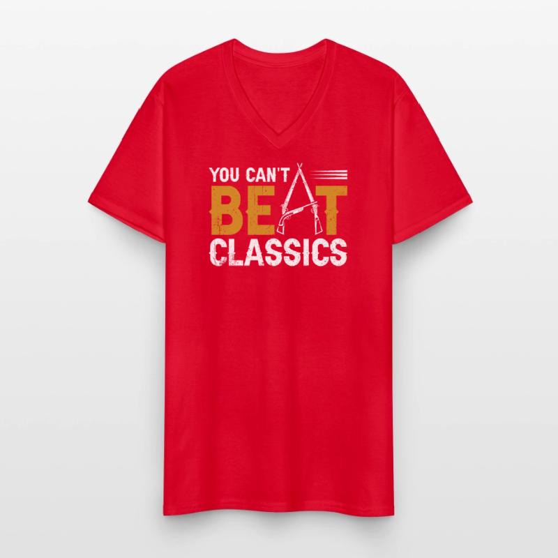 Vorderlader Muzzleloader Muzzle Loading Men's V-Neck T-Shirt