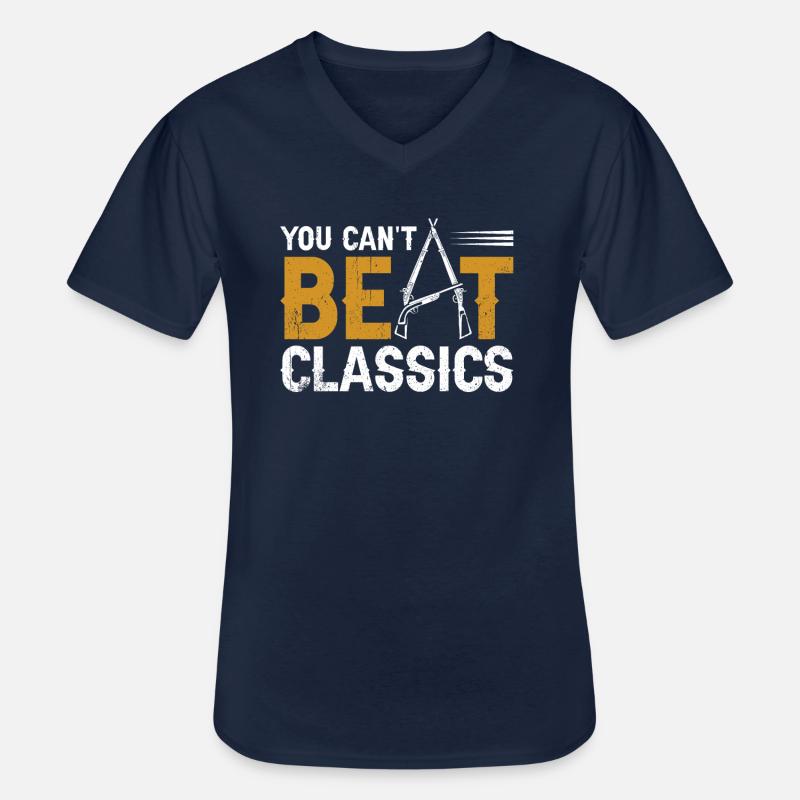 Vorderlader Muzzleloader Muzzle Loading - Men's V-Neck T-Shirt - navy