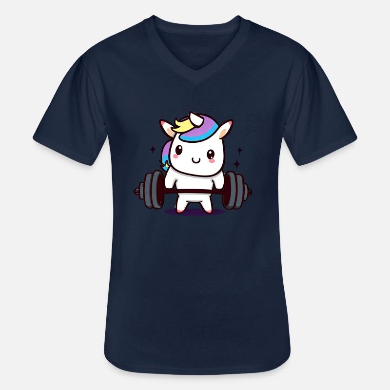 Surfender Jesus - Männer-T-Shirt mit V-Ausschnitt - Navy