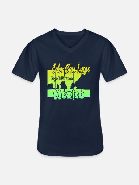 Cabo San Lucas Mexico - Men's V-Neck T-Shirt - navy