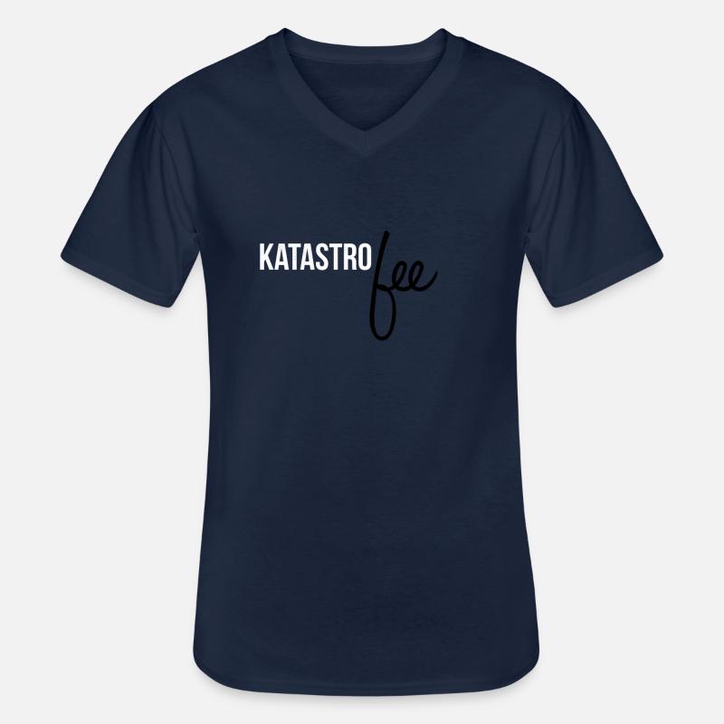KatastroFEE - Katasrophe - Fee - Freundin - Männer-T-Shirt mit V-Ausschnitt - Navy