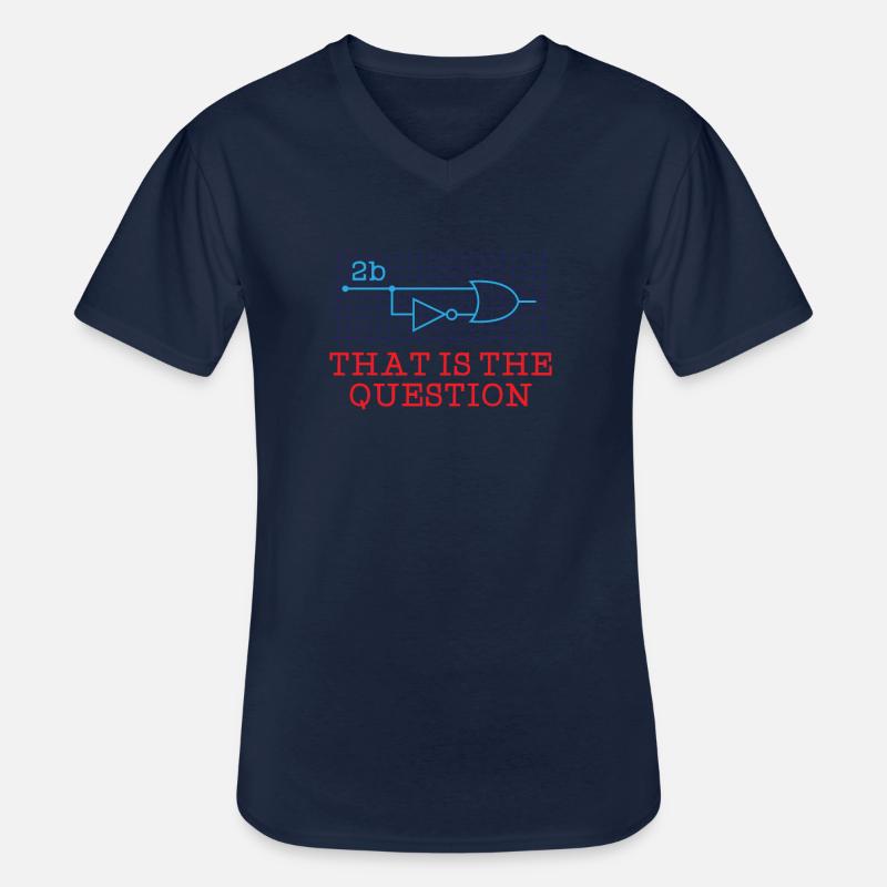 Elektrotechnik - Männer-T-Shirt mit V-Ausschnitt - Navy