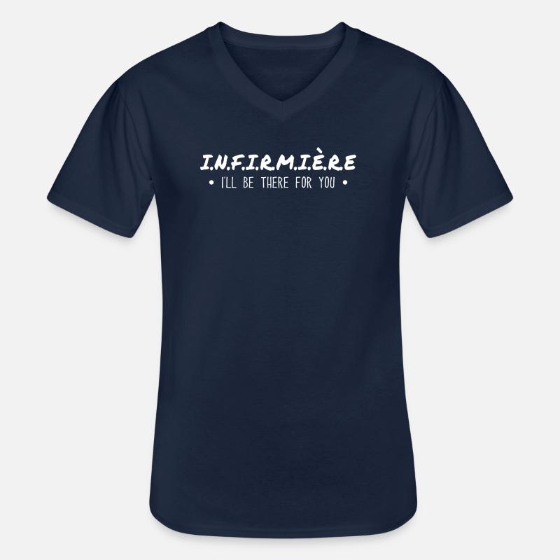 Krankenschwester - Männer-T-Shirt mit V-Ausschnitt - Navy
